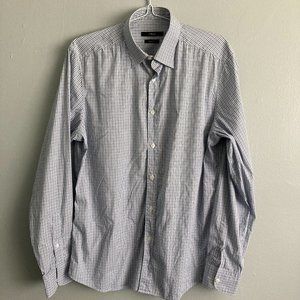 Z. Zegna shirt Blue Check Size 41/16